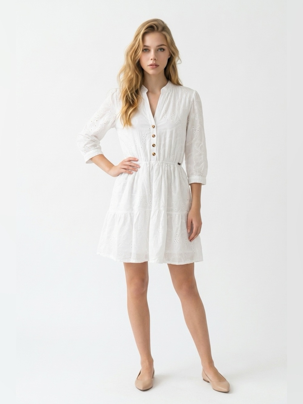 Mariloup Wolfe eyelet dress